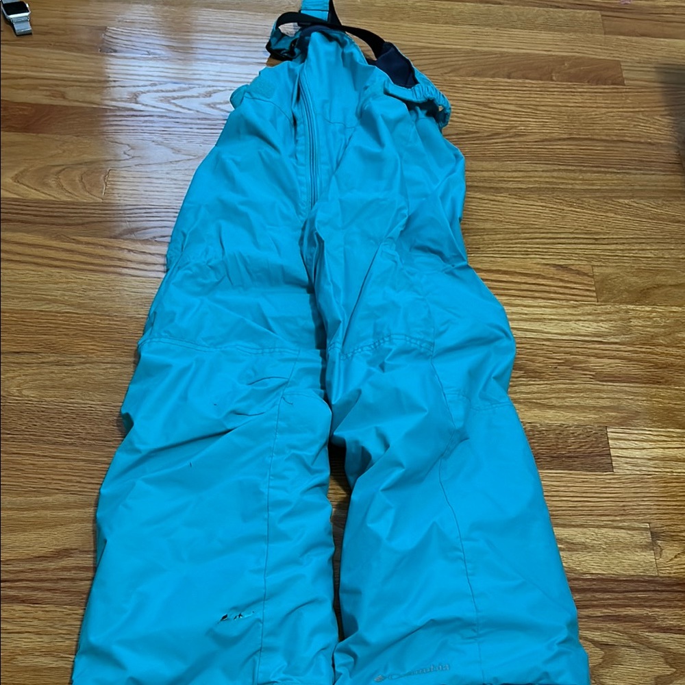 Columbia Kids Teal Snow Ski Bib